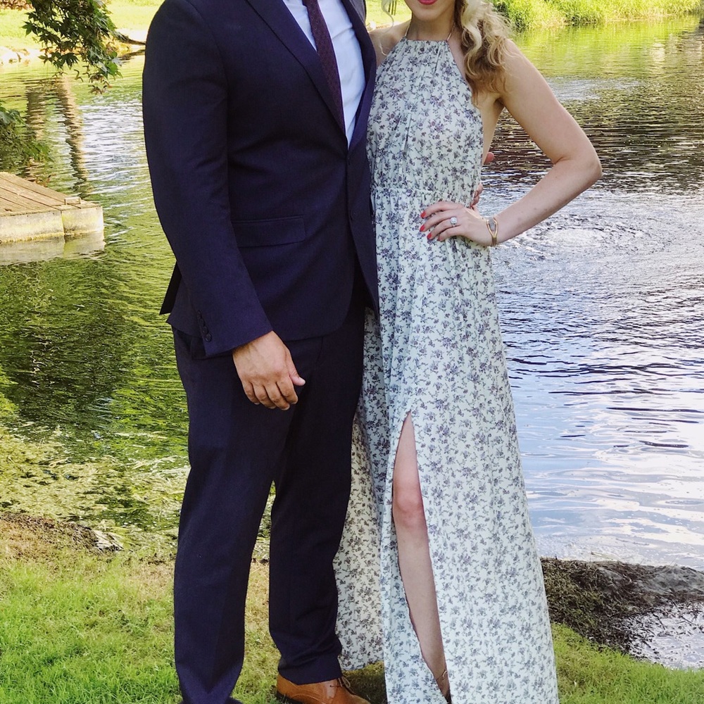 Maxi halter dress - size medium